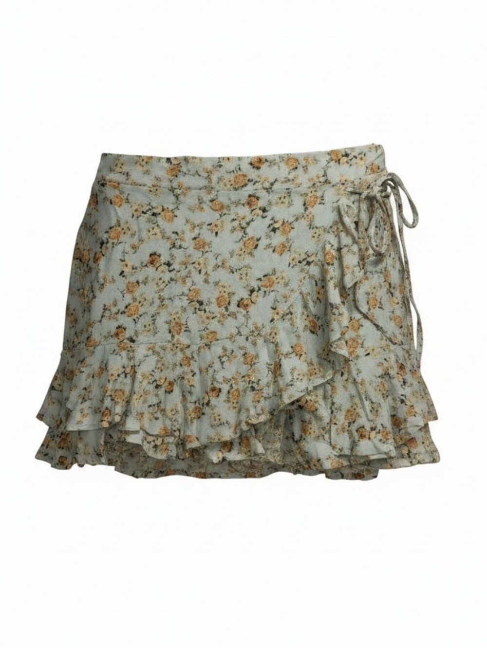 NWT Altar'd State Mini Ruffle Floral Skirt Medium